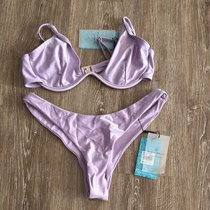 Hello Molly Light Purple Bikini Set